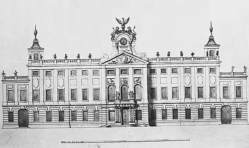 Pałac Sułkowskich fasada od strony dziedzińca