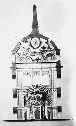 Projekt kaplicy w pałacu w Ujazdowie