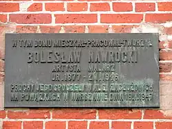 Tablica w Pabianicach