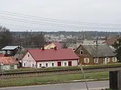 Drewniane domy przy ul. Mickiewicza