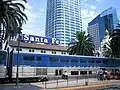 Pociąg Pacific Surfliner na peronie stacji
