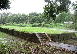 Pozostałości stacji w Païta