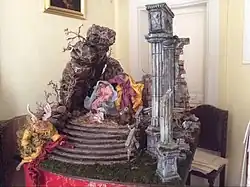 Neapolitańska ręcznie wykonana szopka bożonarodzeniowa