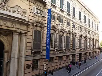 Fasada od strony via Balbi