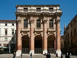 Vicenza - Palazzo del Capitanio proj. Andrea Palladio z 1565 r. (budowa 1571-72)