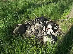 Jeden z kopców kamiennych na Palenicy