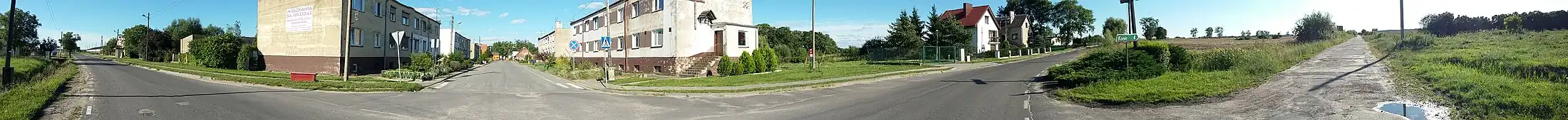 Panorama centrum wsi