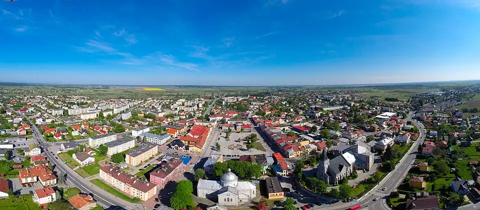 Panorama Lubaczowa w kierunku północnym