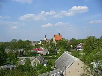Panorama miasta z góry
