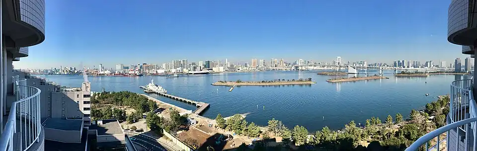 Panorama Zatoki Tokijskiej