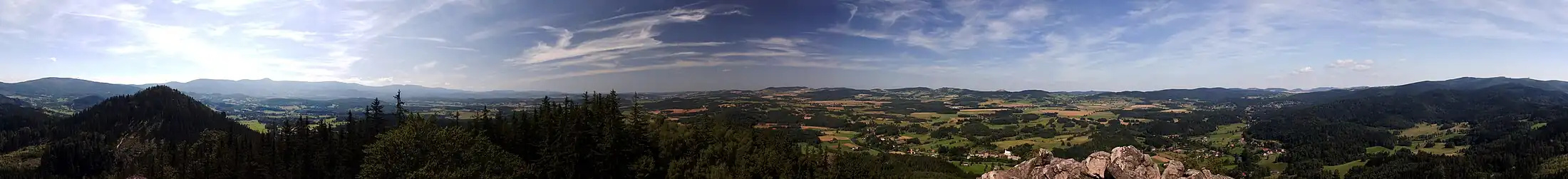 Panorama Janowic Wielkich – widok z Sokolika