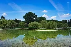 Staw, rezerwuar w południowej części parku