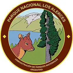 Logotyp Park Narodowy Los Alerces