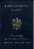 Stary paszport dyplomatyczny (2001–2006)
