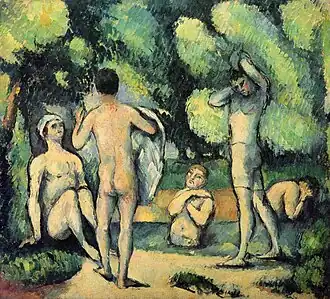 Paul Cézanne, Kąpiący się, 1879-1880
