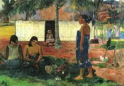 Paul Gauguin, No te aha oe Riri (Dlaczego jesteś zły?) (1896)