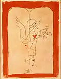 Paul Klee. A Spirit Serves a Small Breakfast, Angel Brings the Desired, 1920