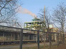 Widok na instalację produkcji sody kaustycznej