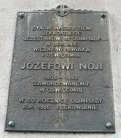 Tablica Józefa Noji