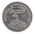 1 peso, 1826.