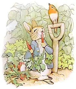Ilustracja z The Tale of Peter Rabbit (1902)