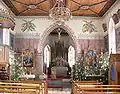 Wnętrze kościoła św. Wenancjusza (St. Venantius) w Pfärrenbach