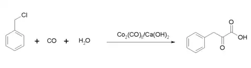 Synteza kwasu fenylopirogronowego