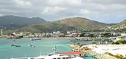 Philipsburg stolica i główne miasto na wyspie Sint Maarten