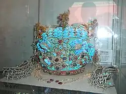 Korona typu fengguan noszona przez cesarzową Xiaoduan (cesarzowa 1577 - 1620)