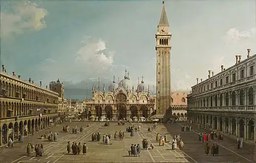 Canaletto, Plac św. Marka w Wenecji, ok. 1730–1735