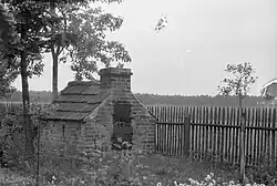 Piec ceglany in situ w Dakowach Suchych (1961)