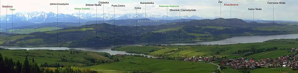 Pieniny Spiskie i Jezioro Czorsztyńskie