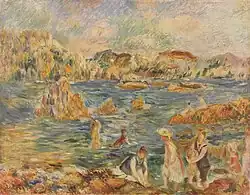 Auguste Renoir, Plaża w Guernesey, 1883