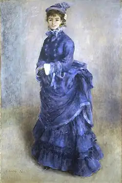 Auguste Renoir, Paryżanka (Dama w błękicie), 1874