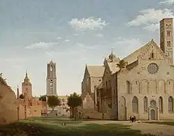 Pieter Jansz Saenredam, Plac Mariacki i kościół NMP w Utrechcie, 1663