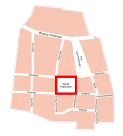 Plan przebiegu ulicy