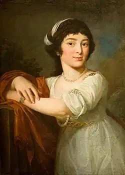 Portret Joanny Dzierzbickiej, około 1800