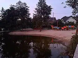 Plaża i plac zabaw w Rosnówku