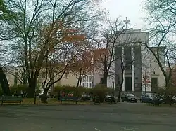 Widok na kościół św. Szczepana w Krakowie