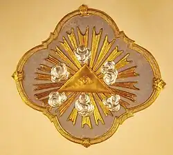 Plafon w dawnej kaplicy Seminarium Duchownego