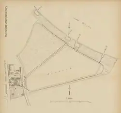 Plan Osadnika Czerniakowskiego wraz ze Stacją Pomp Rzecznych (1937)
