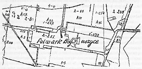 Plan założenia z 1878 roku