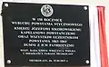 Tablica upamiętniająca uczestników powstania styczniowego