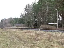 Widok na przystanek.