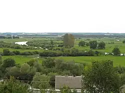 Widok ze wzniesienia na Narew