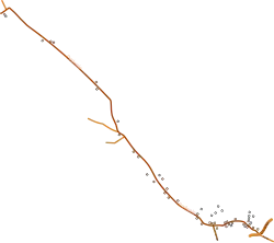 Plan przebiegu ulicy