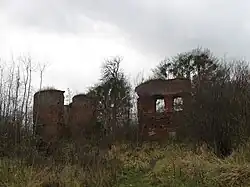 Ruiny budynku głównego