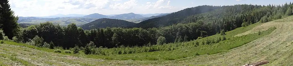 Polana Folwarczna i panorama widokowa