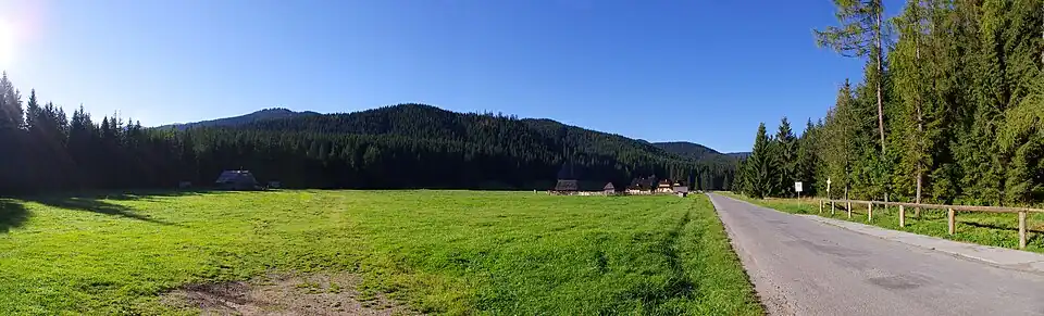 Panorama widokowa z Siwej Polany