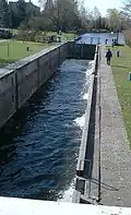 Śluza zamknięta wrotami dwuskrzydłowymi, Kanał Augustowski